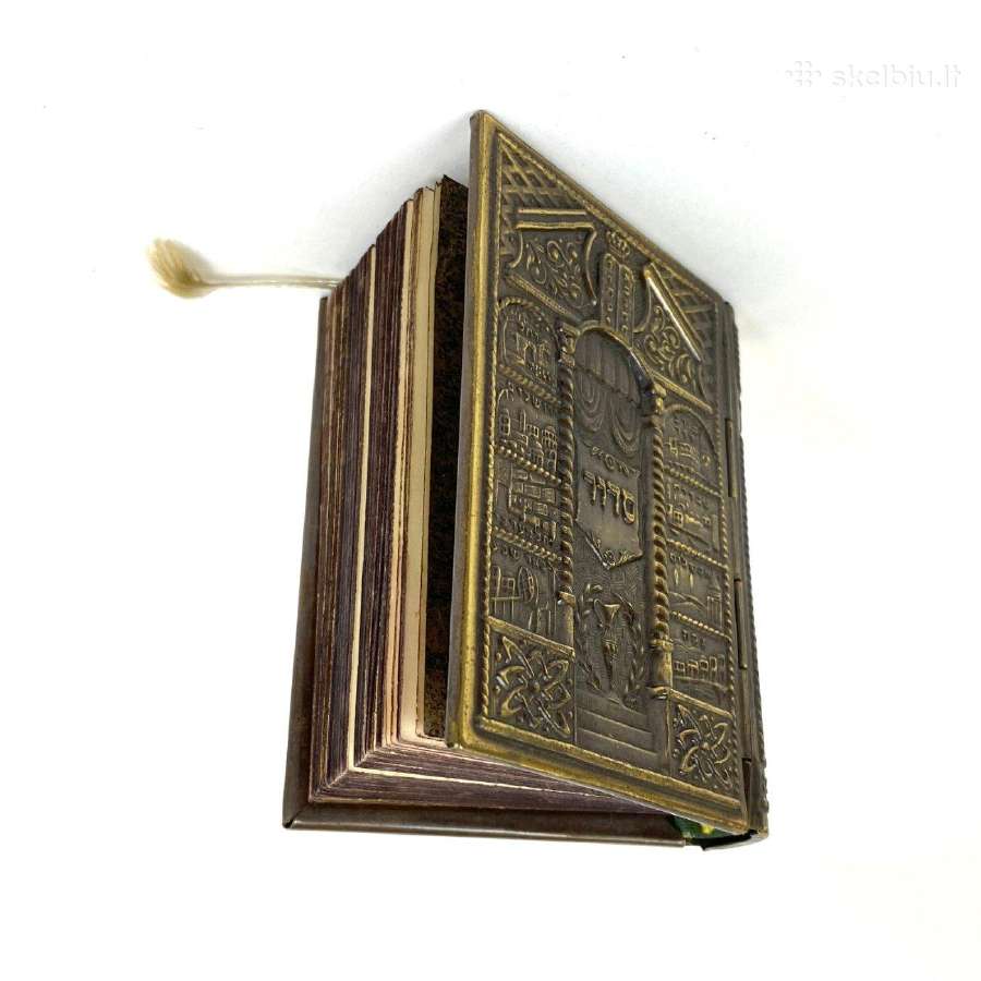 Sidur judėjų maldynas žalvariniu viršeliu - nuotraukos Nr. 2