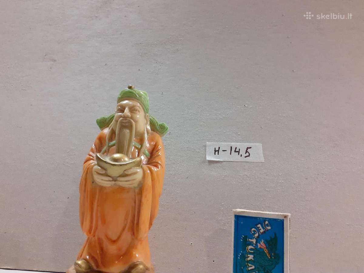 Kinų turtų ir gerovės dievao Cai Šeno statulėlė - nuotraukos Nr. 5