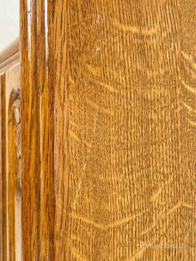 Ąžuolinė keturių stalčių komoda - nuotraukos Nr. 14