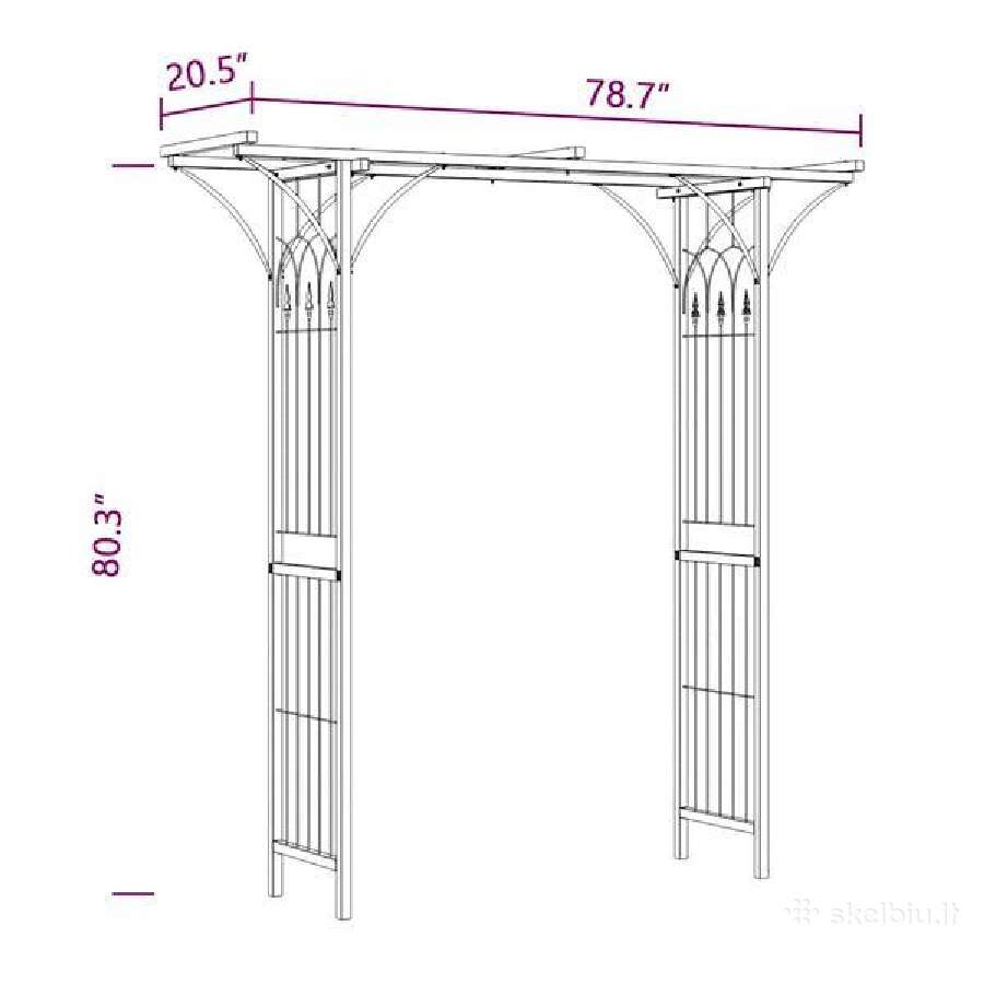 Sodo arka, 200x52x204cm vidaxl(40778) - nuotraukos Nr. 4