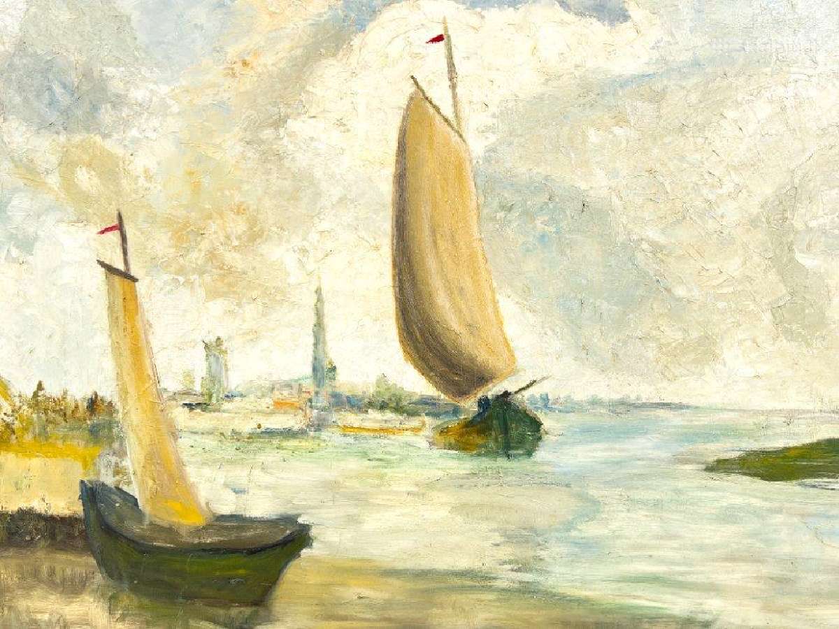 Aliejiniais dažais tapytas Jūrinės tematikos pavei - nuotraukos Nr. 6