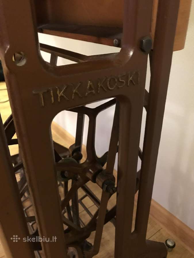 Antikvarinė siuvimo mašina Tikka - nuotraukos Nr. 4