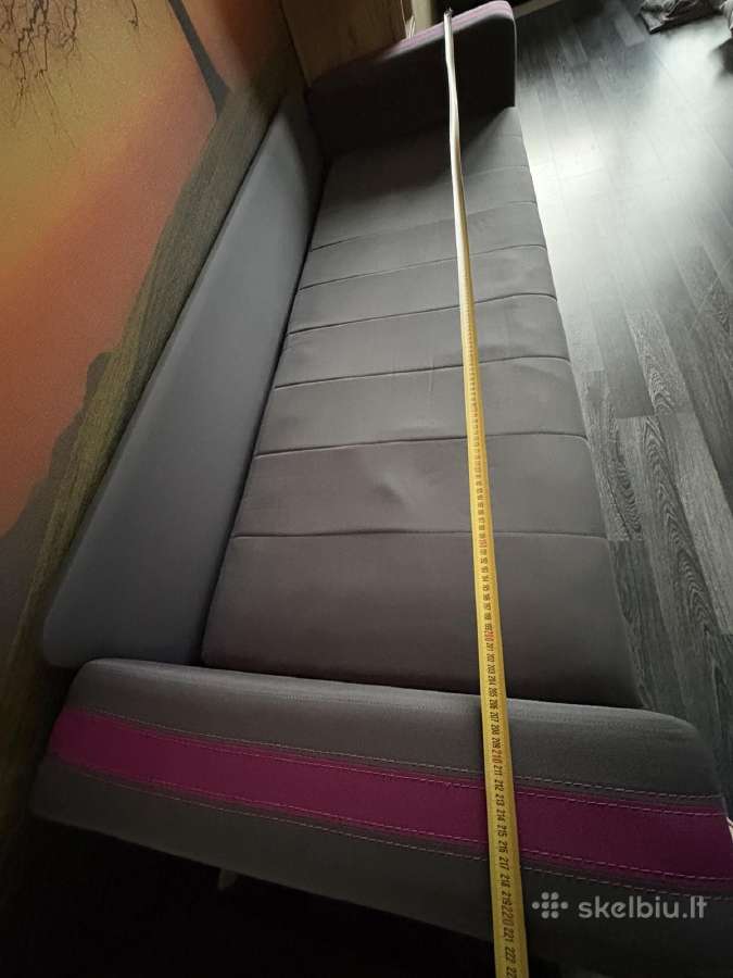 Sofa lova su patalynės dėže - nuotraukos Nr. 4