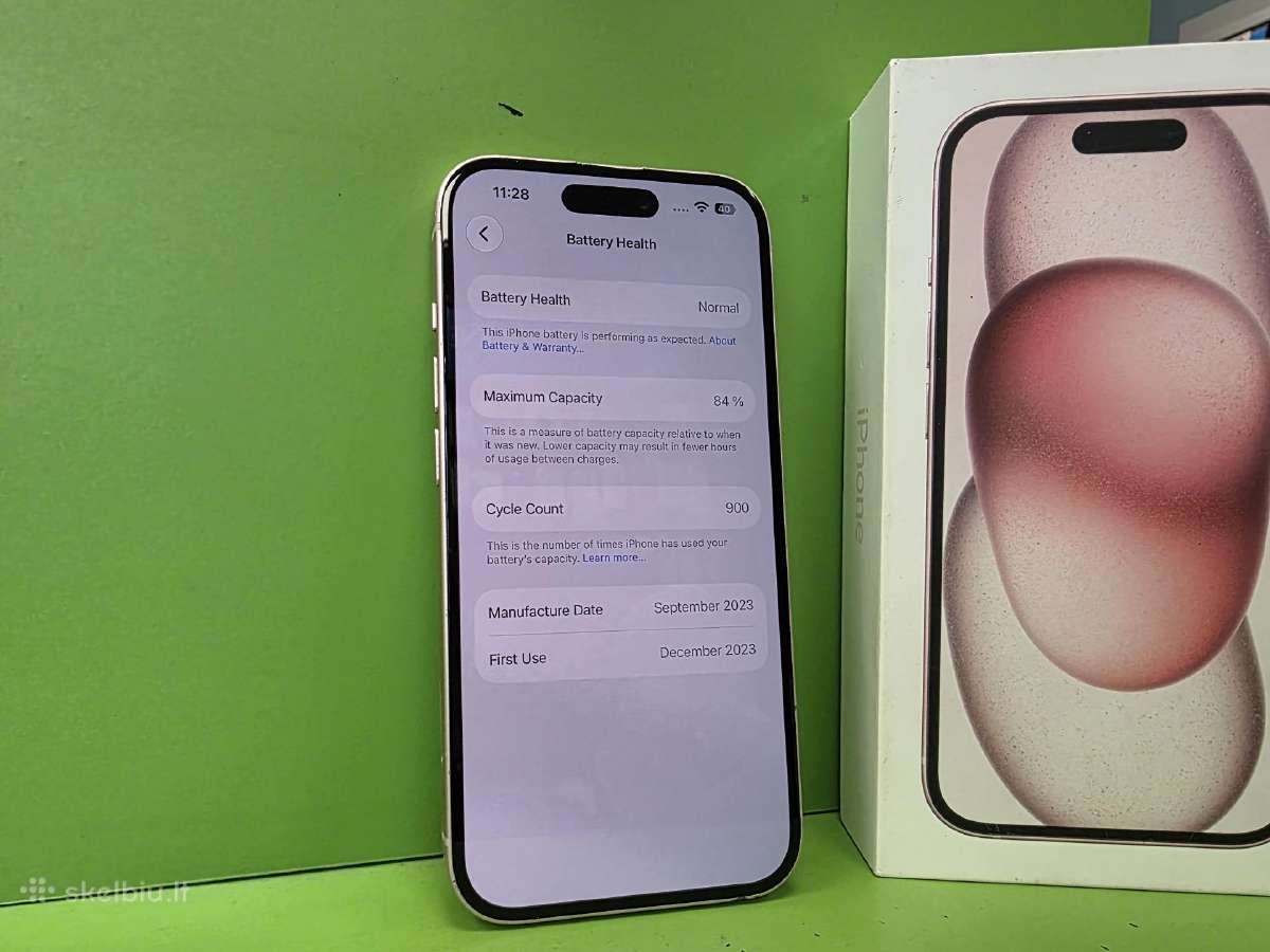 Apple iPhone 15 128gb - nuotraukos Nr. 2
