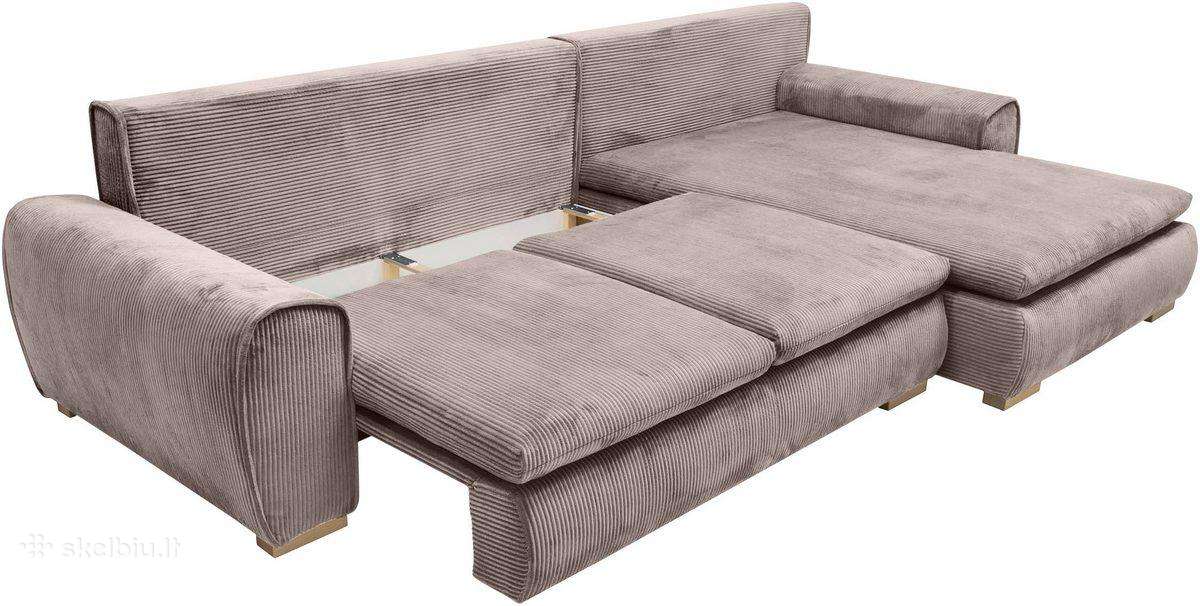 Vokiškas 325cm L kampas su miego funkcija - nuotraukos Nr. 6