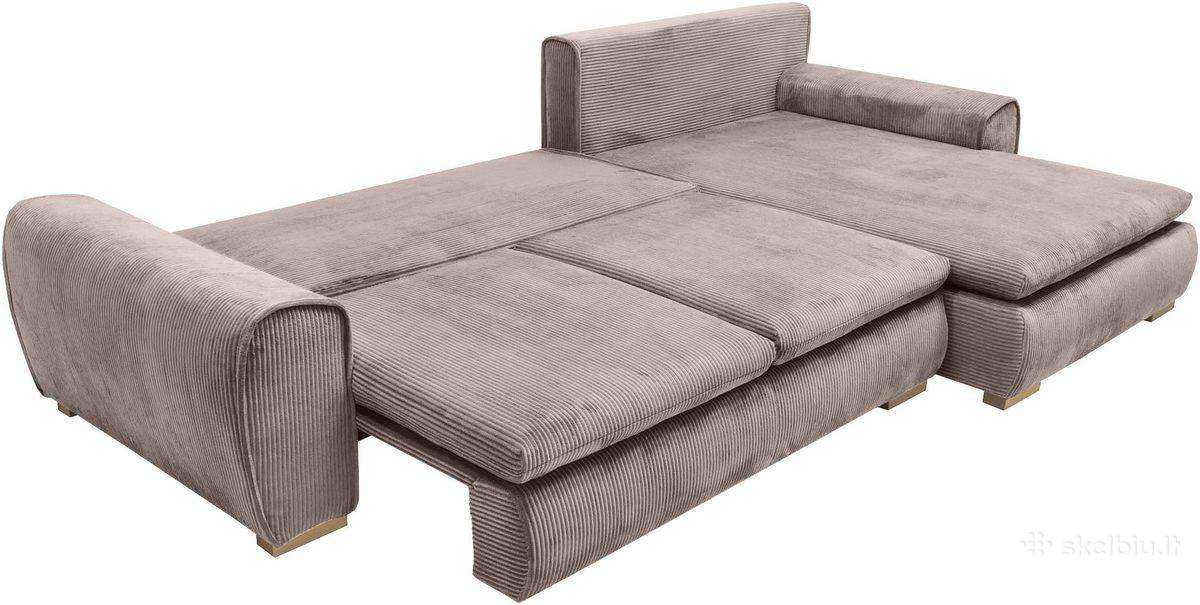 Vokiškas 325cm L kampas su miego funkcija - nuotraukos Nr. 7