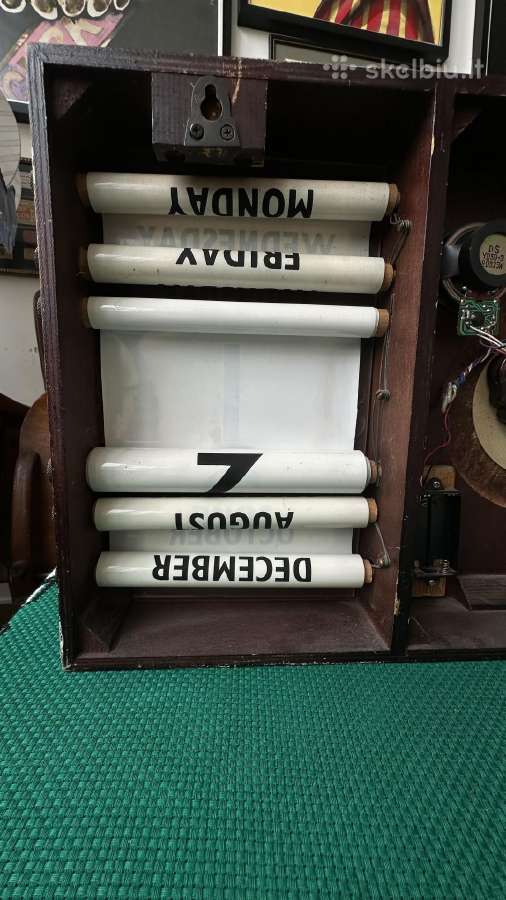 Retro laikrodis English Clock Systems (veikia) - nuotraukos Nr. 5
