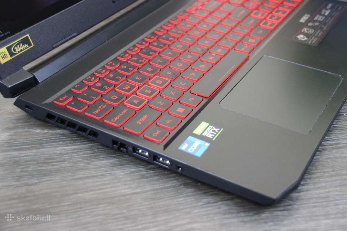Acer Nitro An515-57 i5-11gen rtx 3050ti 144hz 512g - nuotraukos Nr. 7