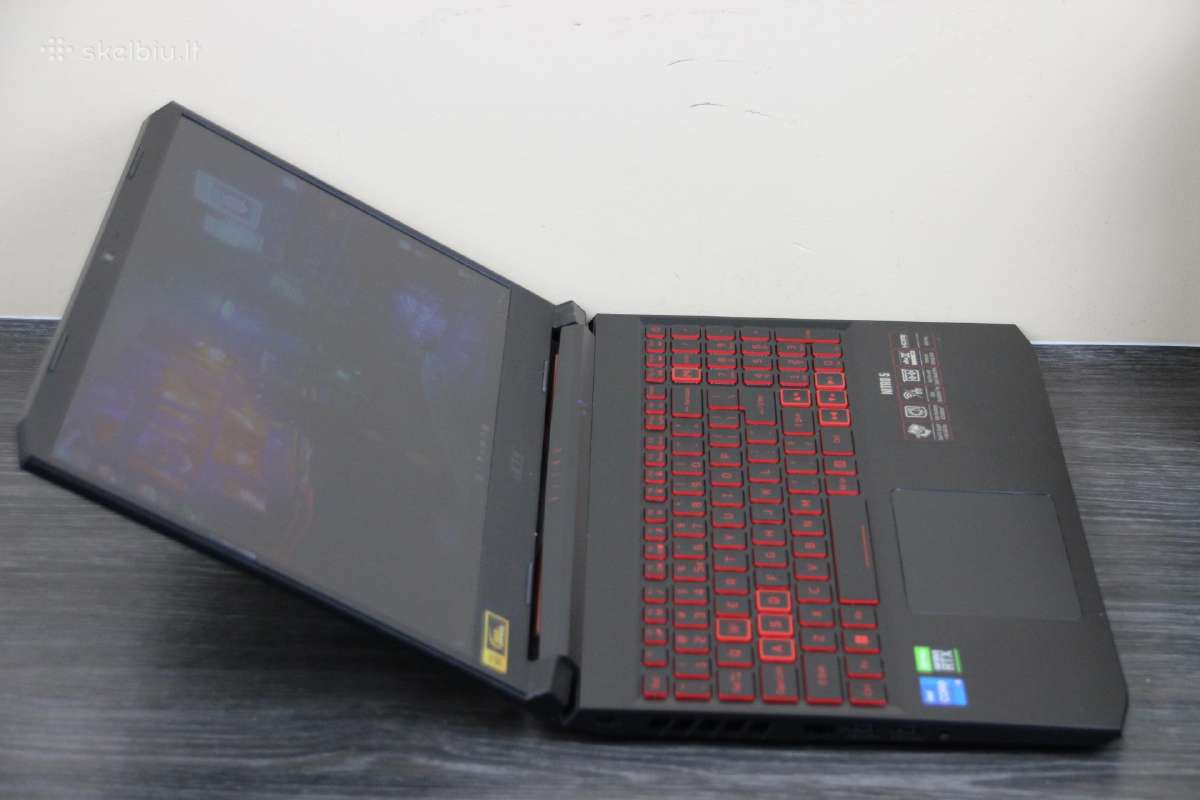 Acer Nitro An515-57 i5-11gen rtx 3050ti 144hz 512g - nuotraukos Nr. 10