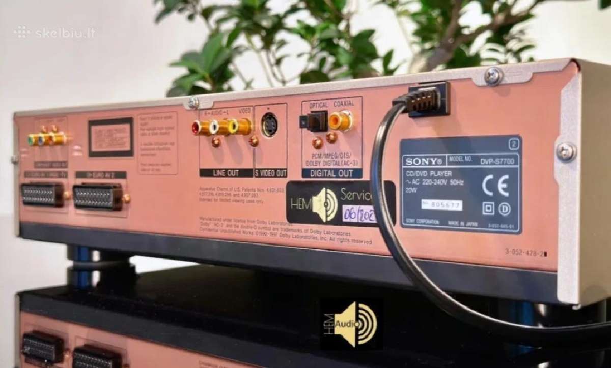 Sony Dvp S7700 - nuotraukos Nr. 7