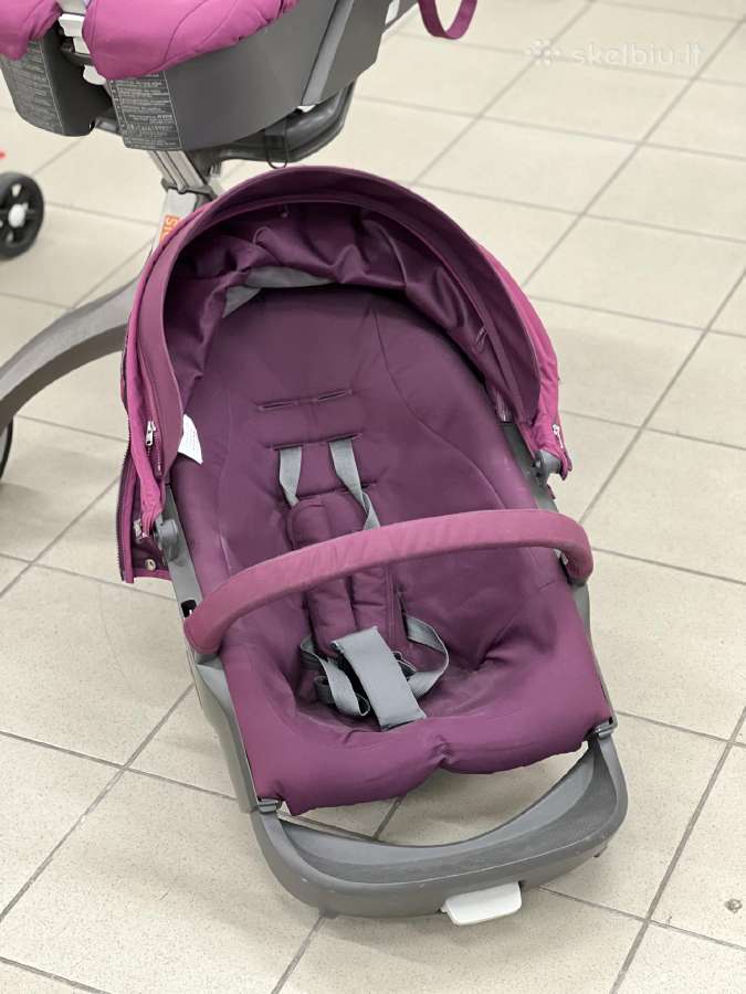 Violetinis Stokke vaikiškas vežimėlis - nuotraukos Nr. 2