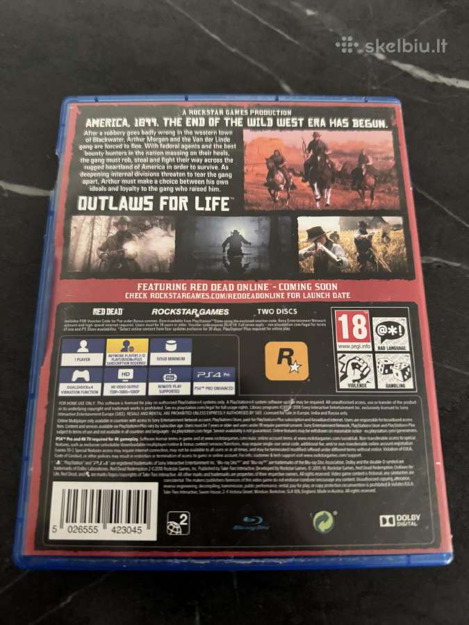 Red Dead 2 ir Fifa2026 ps5 - nuotraukos Nr. 2