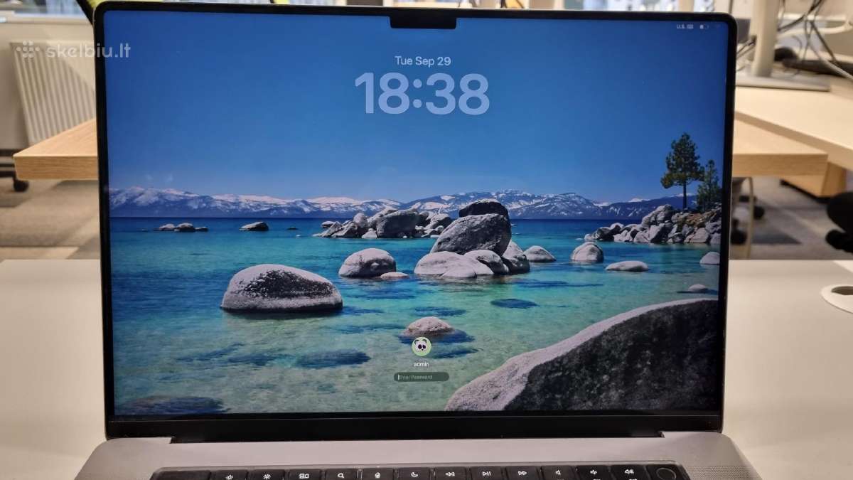 Apple M2 MacBook Pro 16" / 32gb / 512 GB - nuotraukos Nr. 4