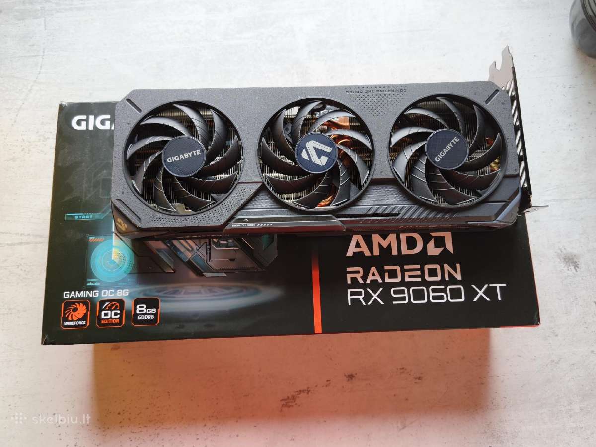 Gigabyte Rx 9060 XT 8gb - nuotraukos Nr. 4