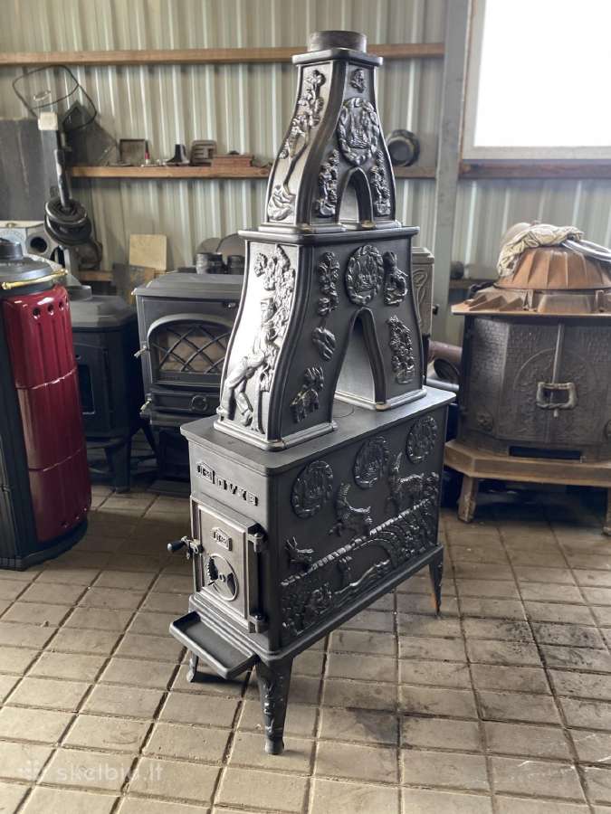 Ketaus židinys krosnelė Dovre - nuotraukos Nr. 4