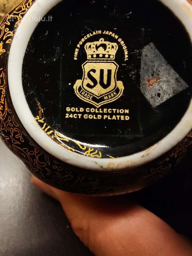 Japoniškas porceliano servizas 24ct Gold - nuotraukos Nr. 11