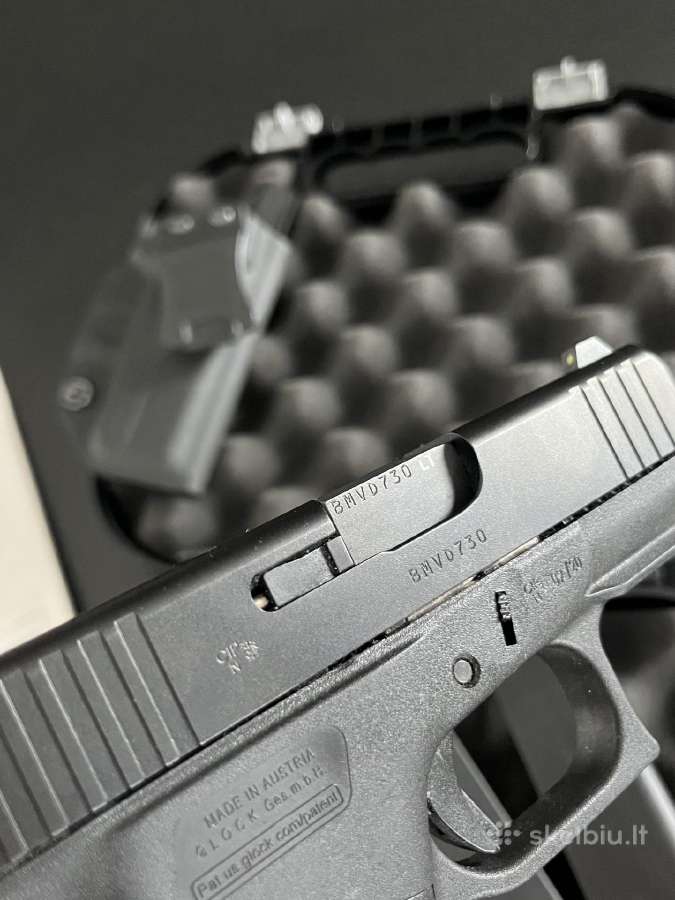 Glock 43x pistoletas 9x19 - nuotraukos Nr. 7