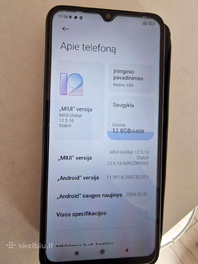 Redmi 10 A 64gb - nuotraukos Nr. 10