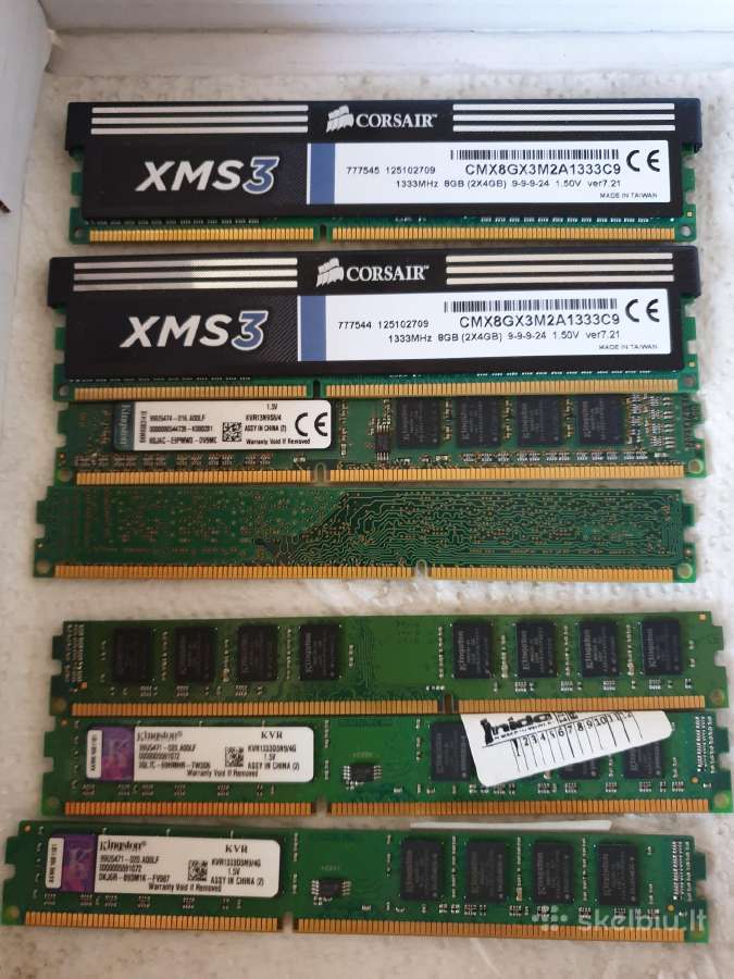 Ddr3 4gb, ddr3l 8gb stacionariems - nuotraukos Nr. 7