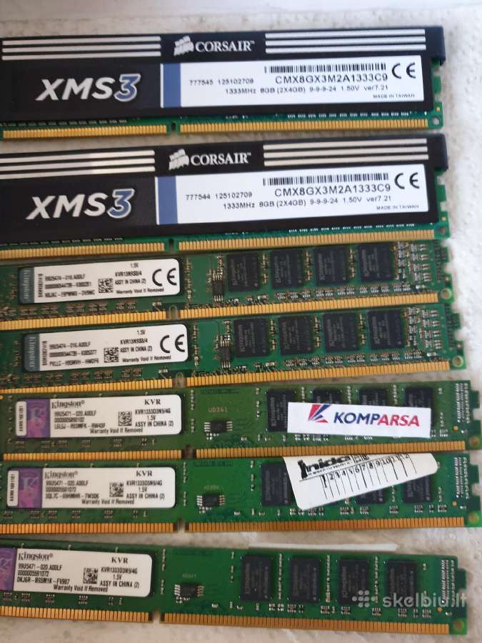Ddr3 4gb, ddr3l 8gb stacionariems - nuotraukos Nr. 8