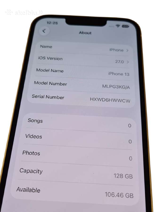 iPhone 13 128gb + 3 mėn. garantija - nuotraukos Nr. 4