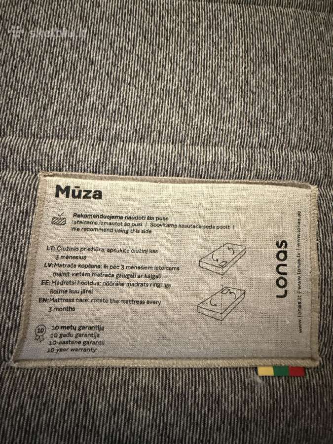 Lonas čiužinys Mūza - nuotraukos Nr. 3