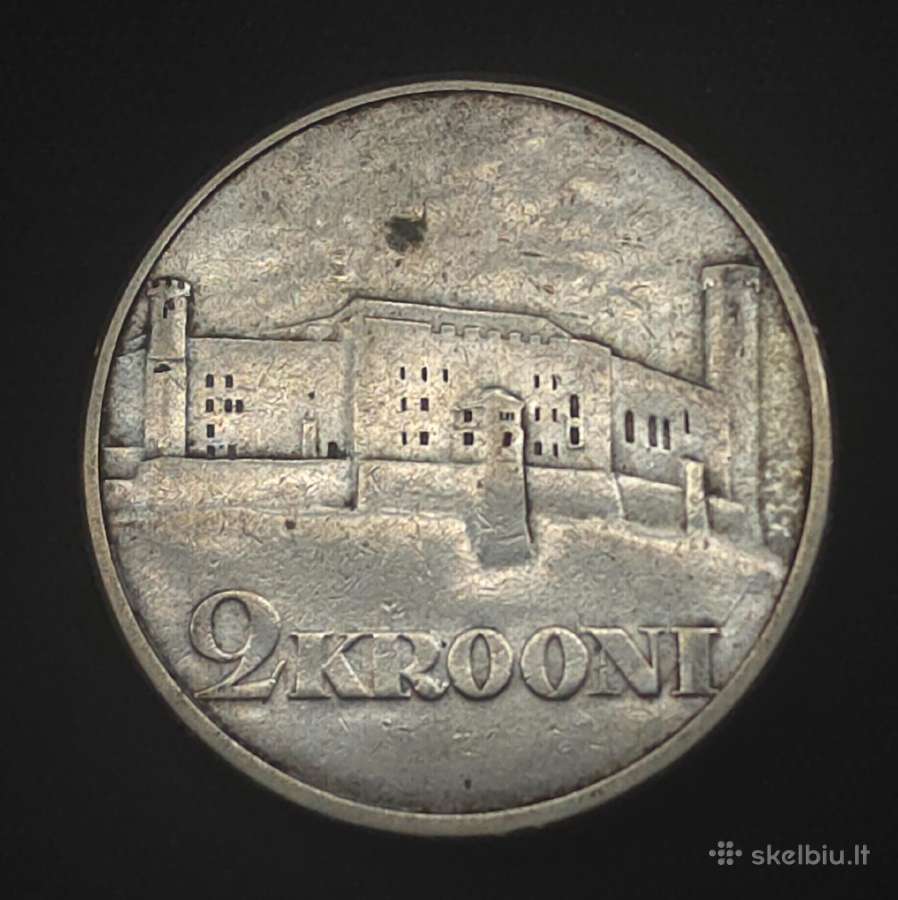 Sidabrinė moneta 2 krooni 1930 m. (Estija) - nuotraukos Nr. 7