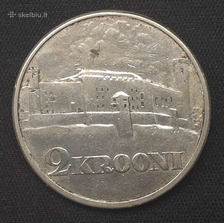 Sidabrinė moneta 2 krooni 1930 m. (Estija) - nuotraukos Nr. 9