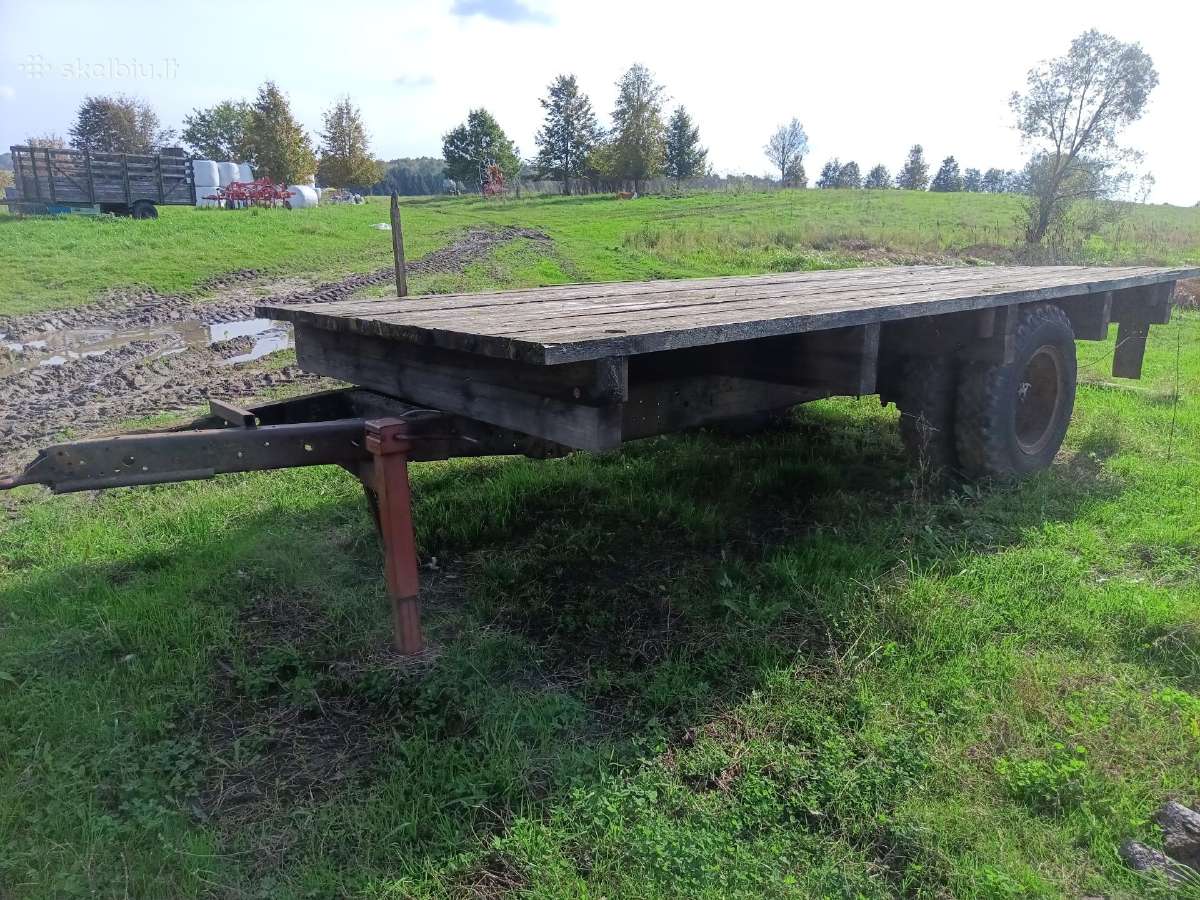 Gyvulių vežimo puspriekabė ir tralas - nuotraukos Nr. 5
