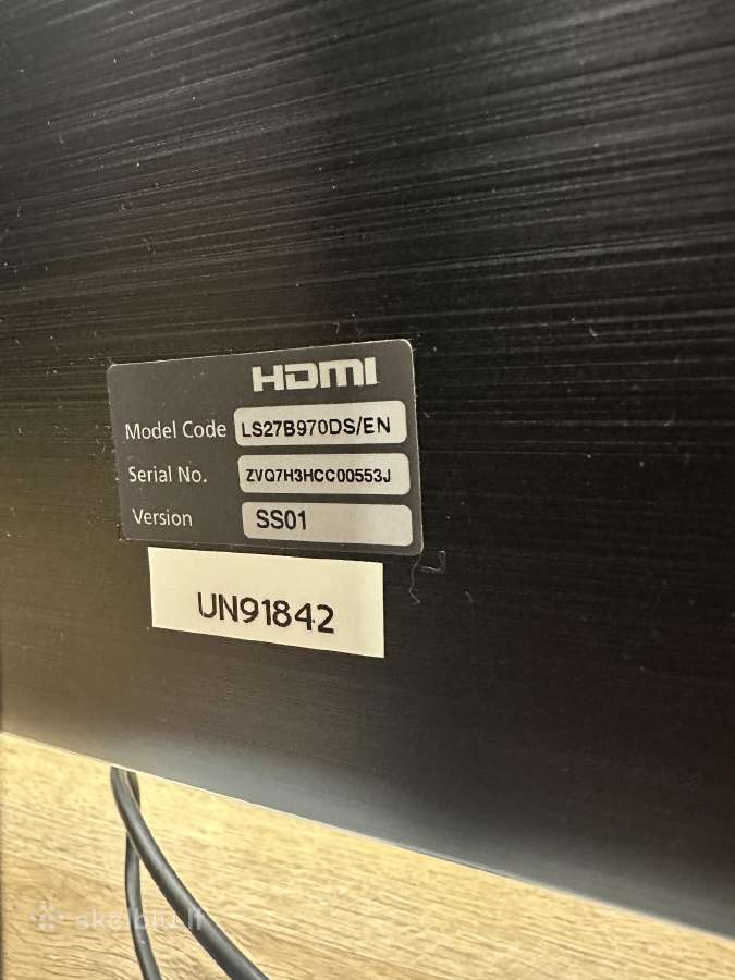 Monitorius Samsung 27 S27b970d - nuotraukos Nr. 3