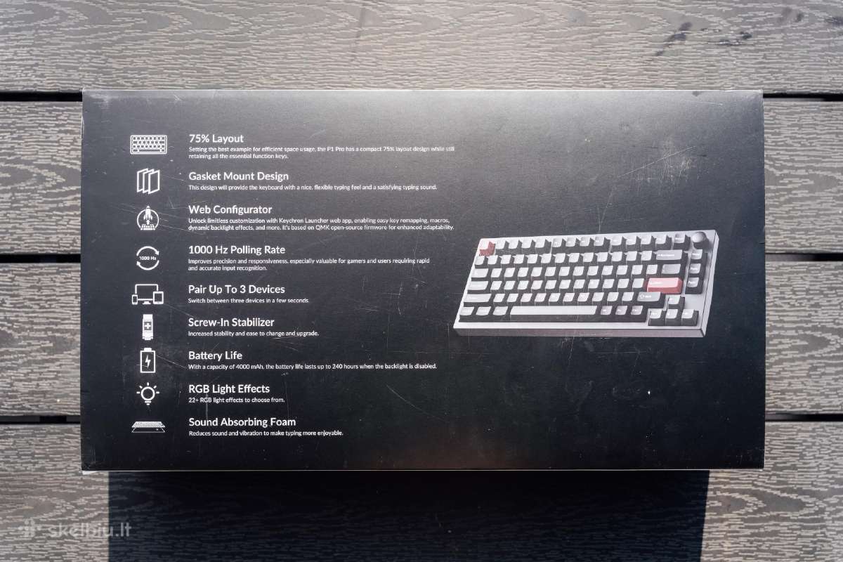 Lemokey P1 Pro klaviatūra - nuotraukos Nr. 6