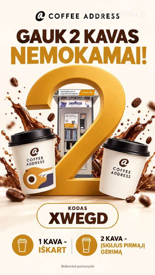 2 kavos nemokamai Ca Club su kodu Xwegd - nuotraukos Nr. 4