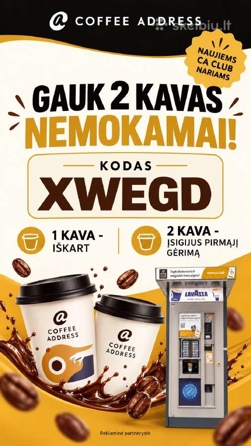 2 kavos nemokamai Ca Club su kodu Xwegd - nuotraukos Nr. 8