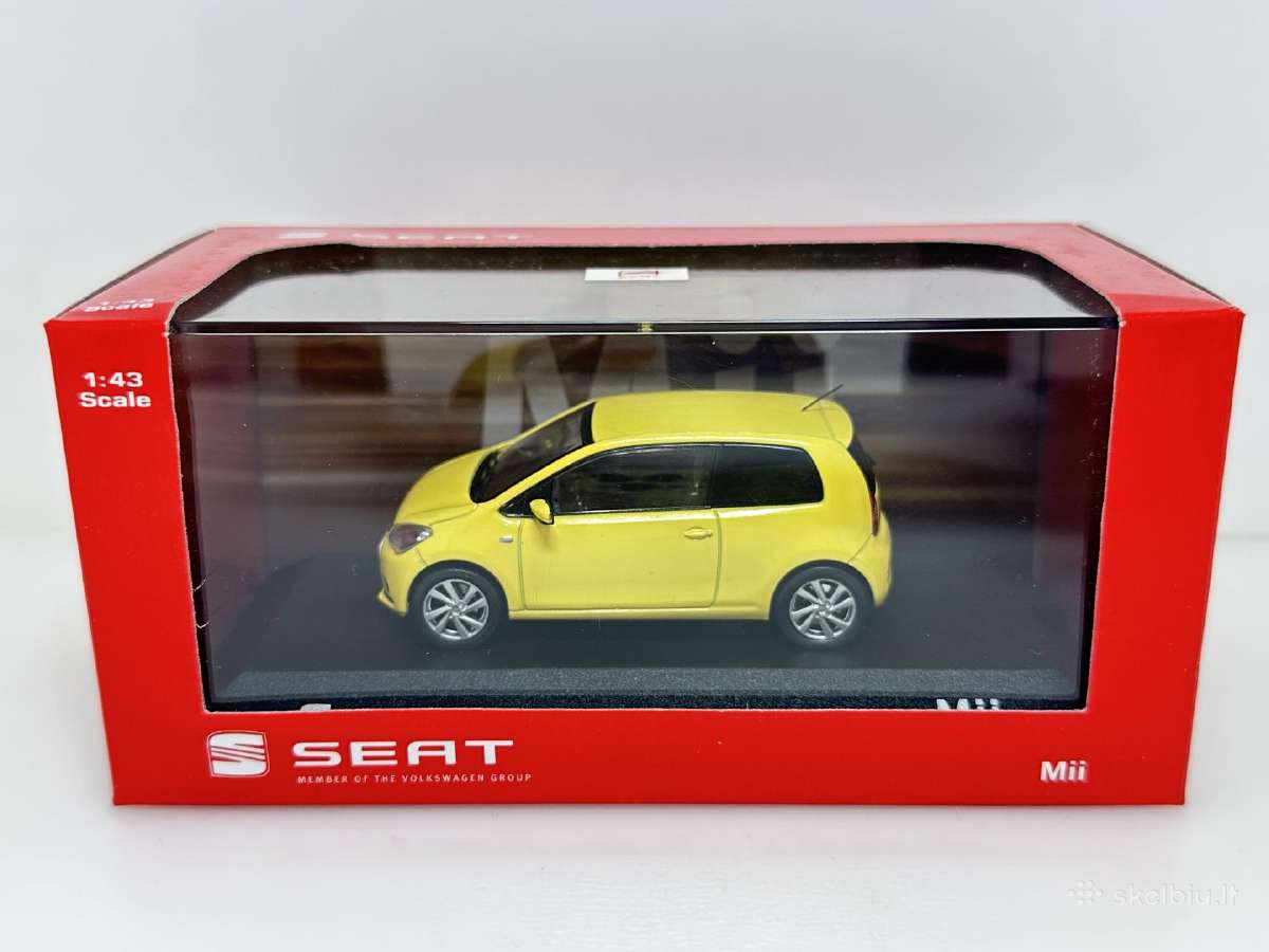 Seat Mii 2011 geltona 1:43 Fischer - nuotraukos Nr. 2
