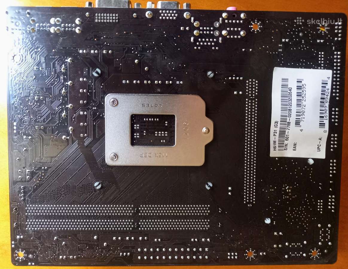 Msi H61m-p31 (g3)+celeron G540+4gb Crucial Ddr3 - nuotraukos Nr. 5