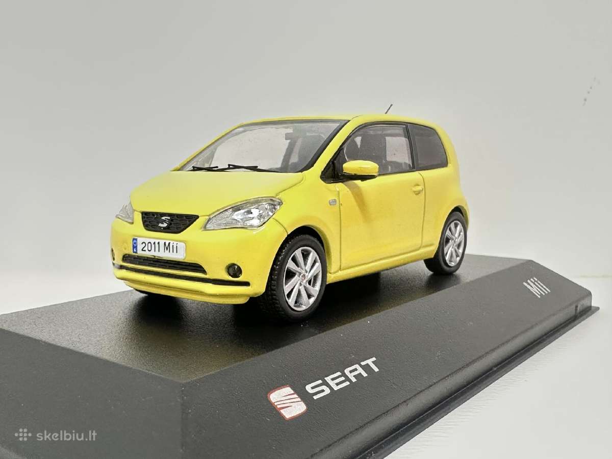Seat Mii 2011 geltona 1:43 Fischer - nuotraukos Nr. 3