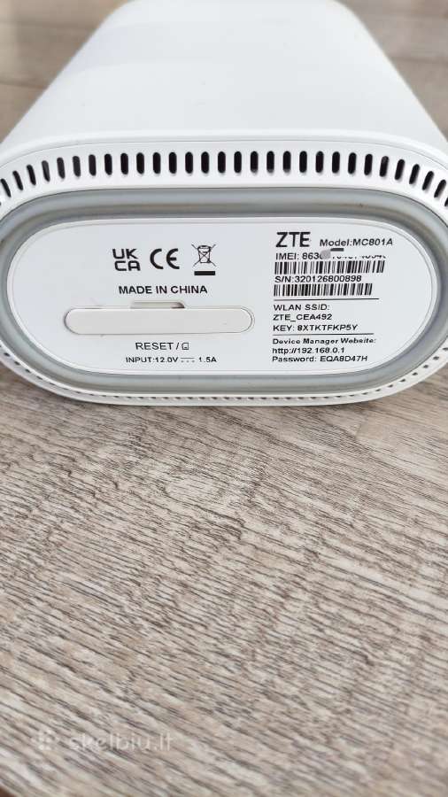 Zte Mc801a 5G Wi-fi 6 - nuotraukos Nr. 6