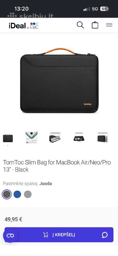 MacBook Air13“m4 10core Cpu 10core Gpu/24gb/512 - nuotraukos Nr. 7