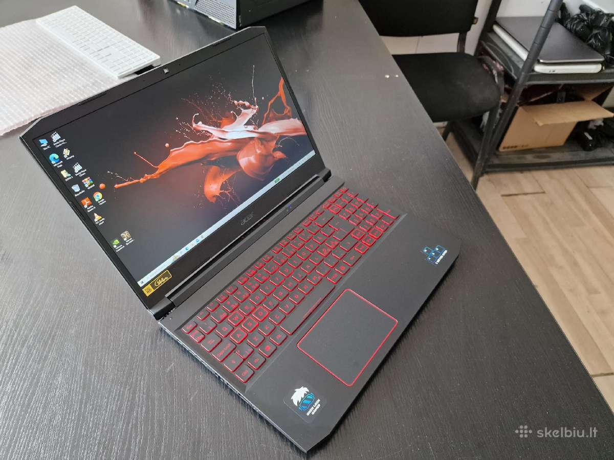 Acer Nitro 5, 16gb, 256+500 SSD, Gtx 1650 Ti 4gb - nuotraukos Nr. 2