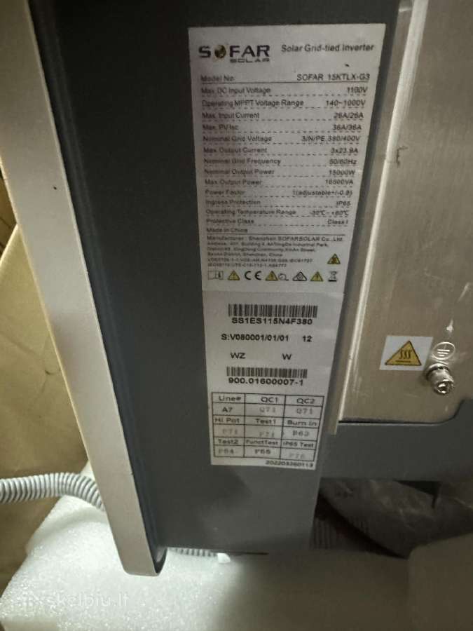 Trifazis inverteris 15kw - nuotraukos Nr. 4