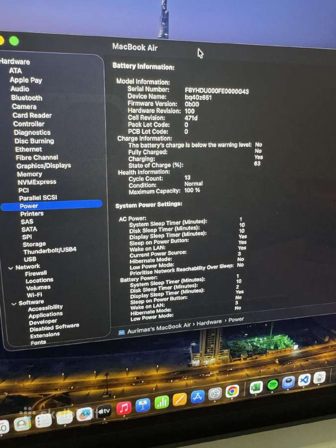 MacBook Air13“m4 10core Cpu 10core Gpu/24gb/512 - nuotraukos Nr. 8