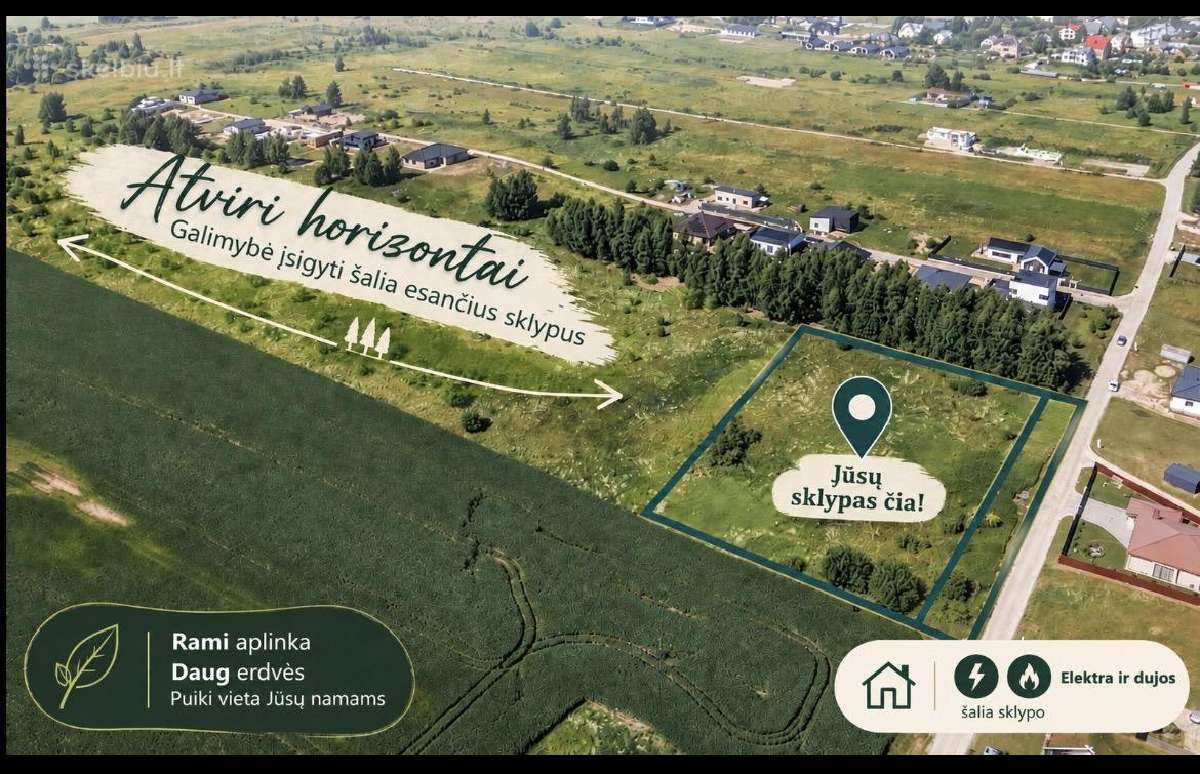 Namų valdos paskirties sklypas - nuotraukos Nr. 3
