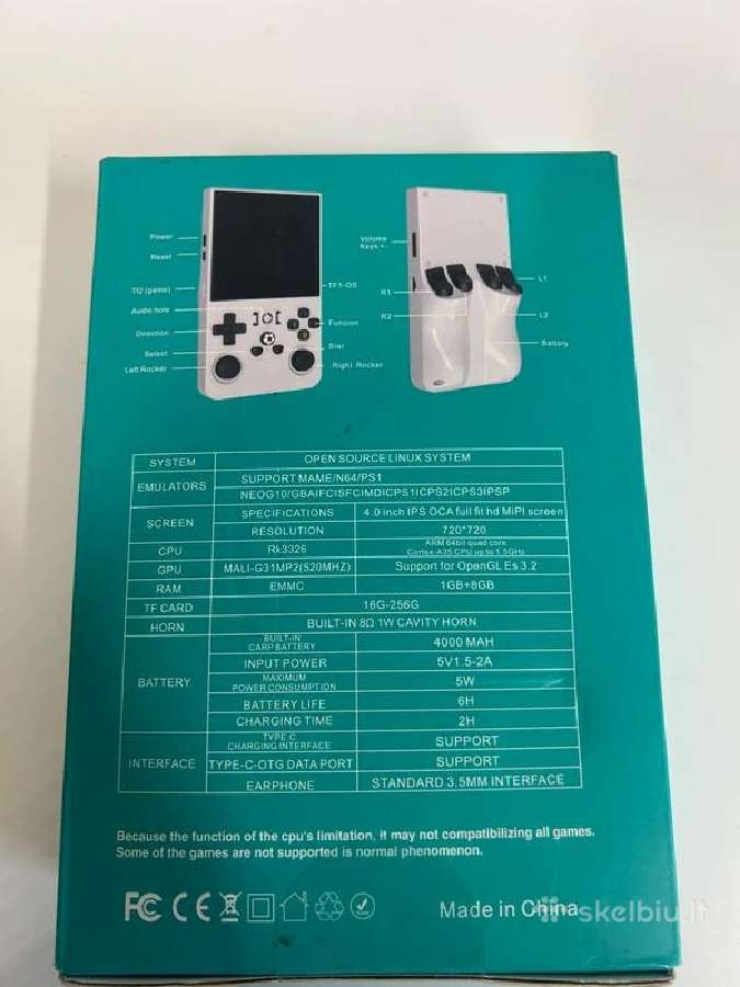 Retro žaidimų konsolė R36max 128gb - nuotraukos Nr. 2