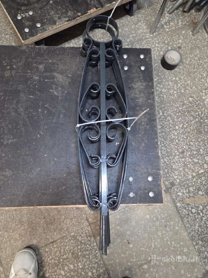 Dekoratyviniai metaliniai laiptų/turėklų segmentai - nuotraukos Nr. 2