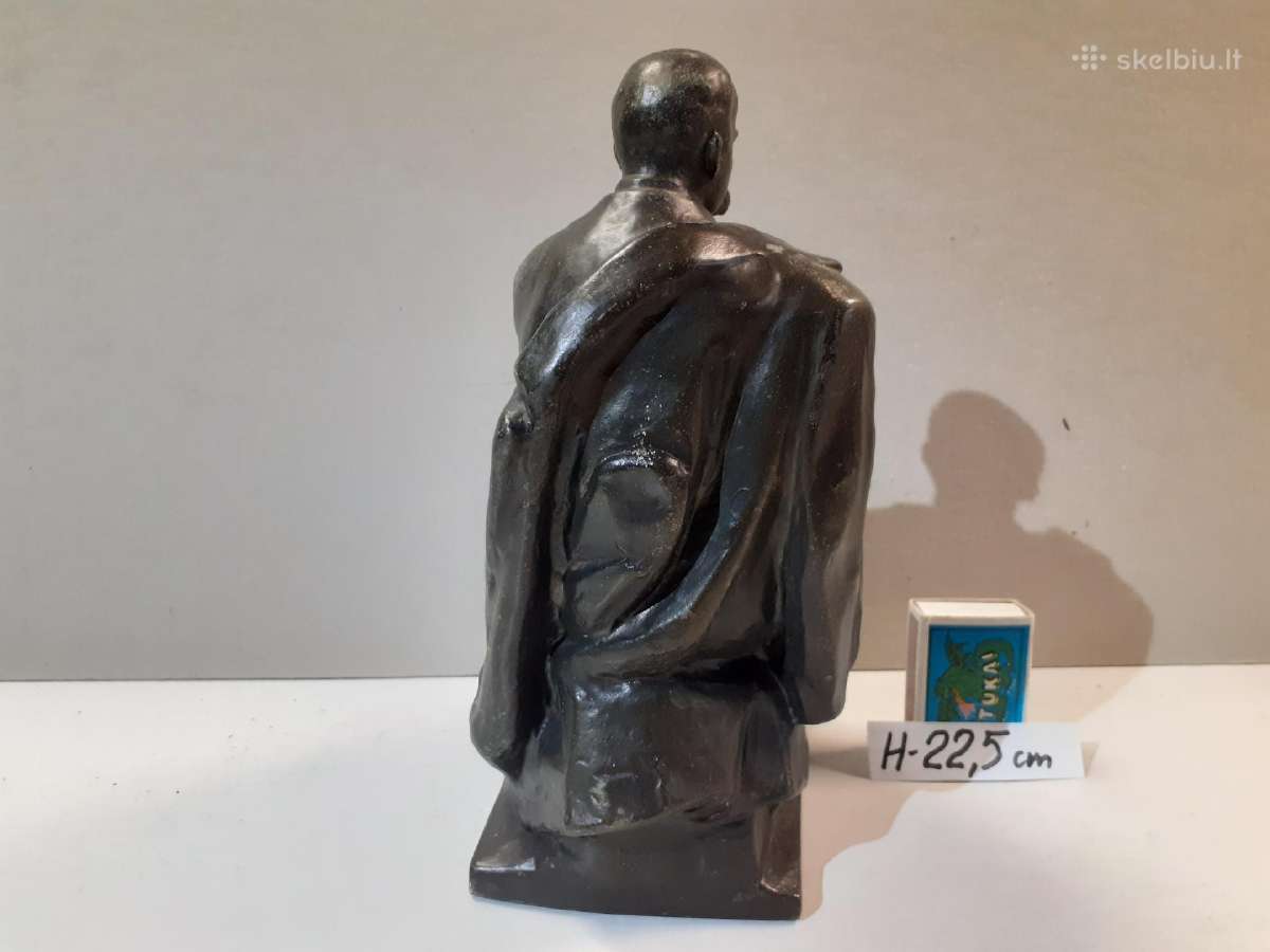 TSRS metalinė Taraso Ševčenkos statulėlė 1963m. - nuotraukos Nr. 6