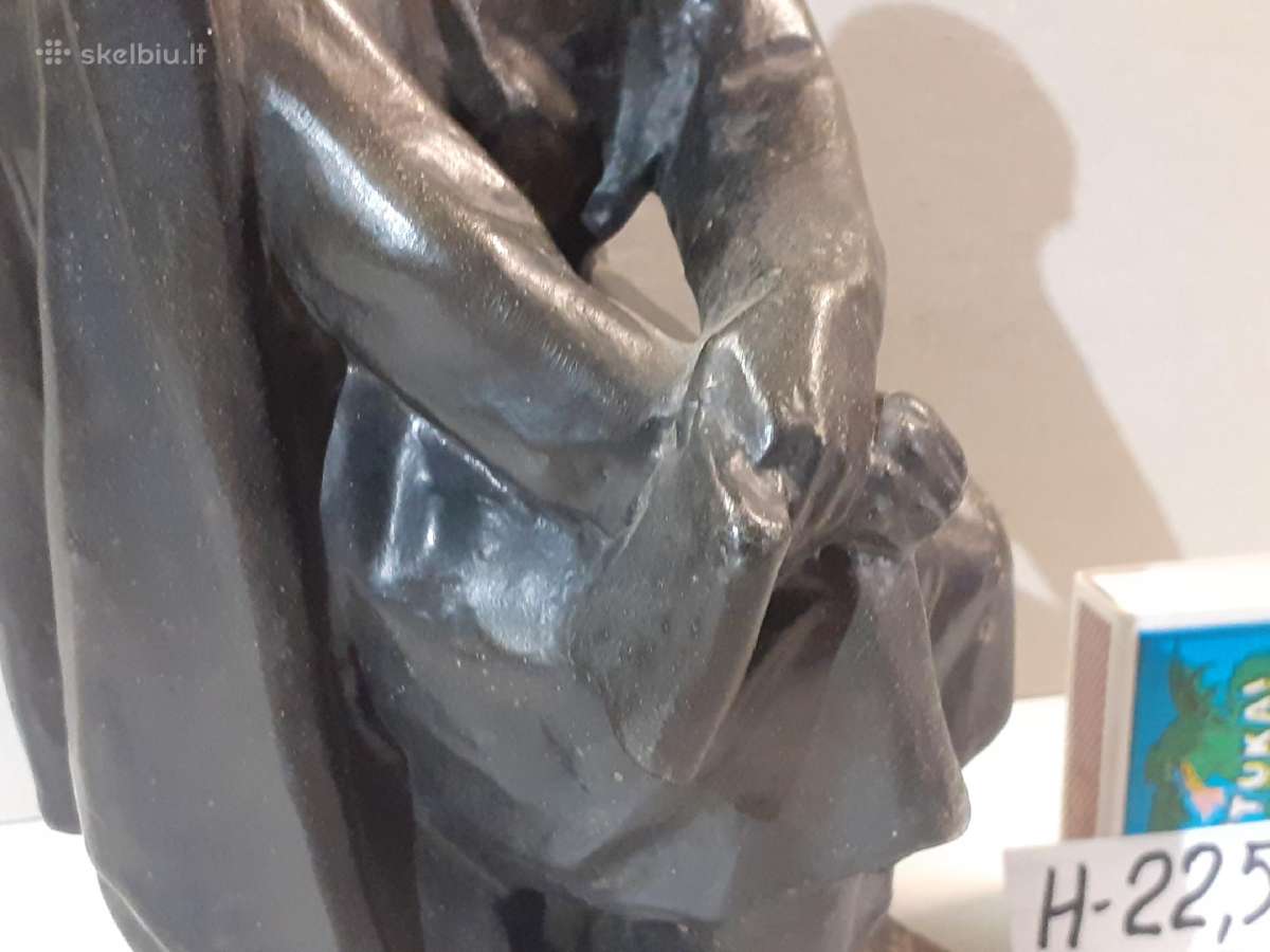 TSRS metalinė Taraso Ševčenkos statulėlė 1963m. - nuotraukos Nr. 12