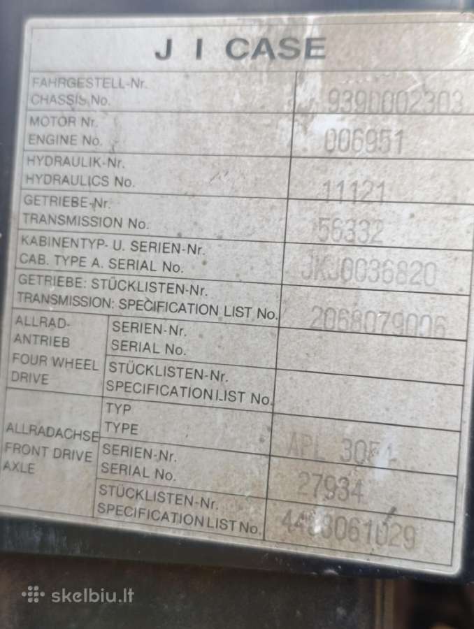 Parduodu Case 1455xl - nuotraukos Nr. 7