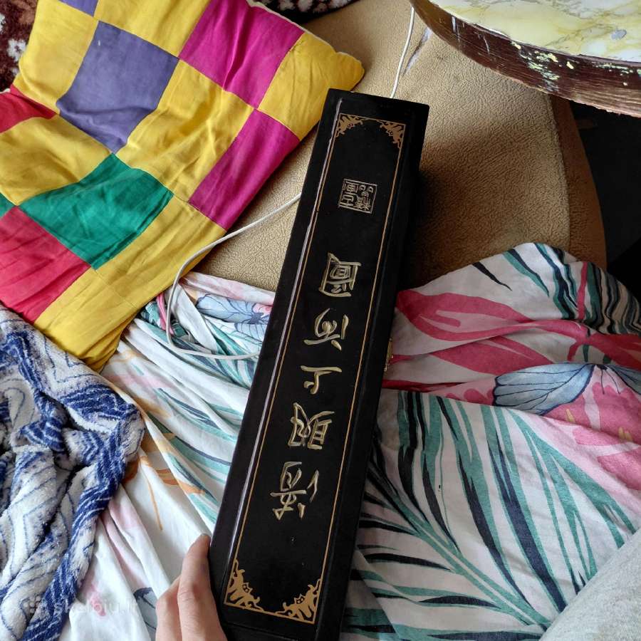 Kiniškas šilko ritinys dėžutėje (Qingming Shanghe - nuotraukos Nr. 2