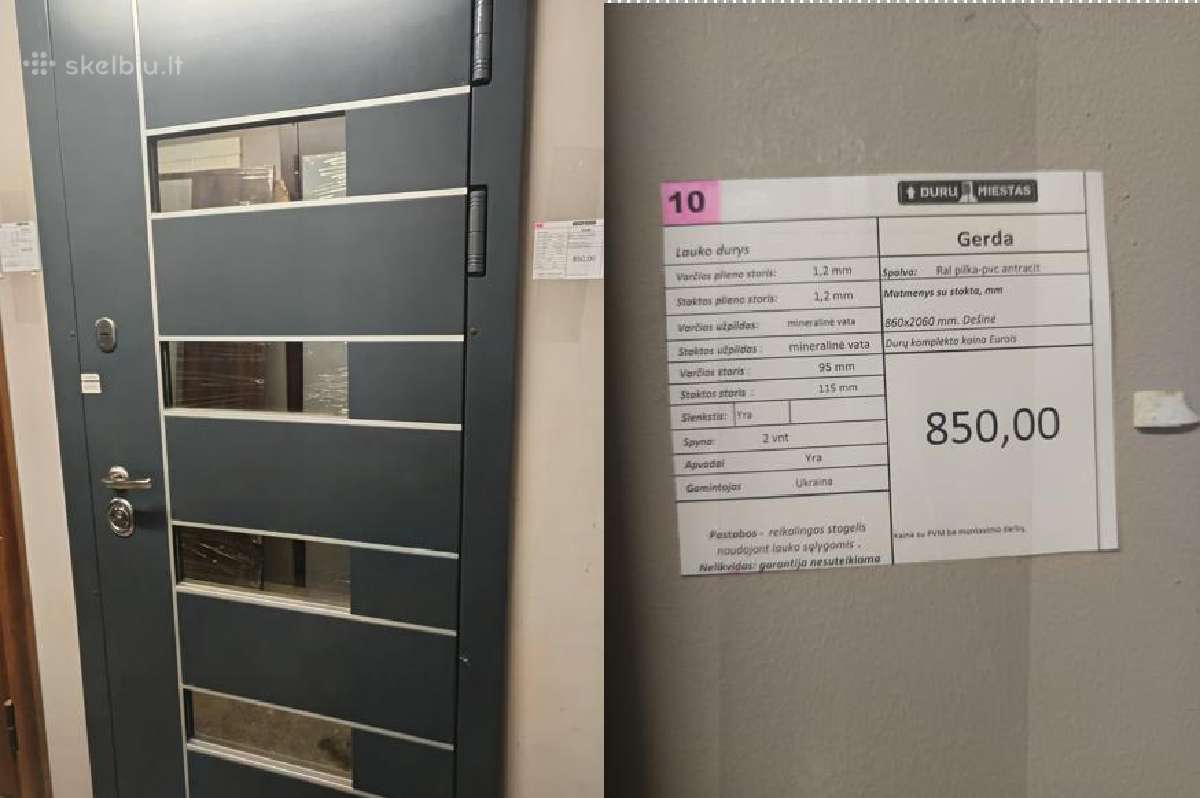 Ekspozicijos išpardavimas Lauko durys - nuotraukos Nr. 15