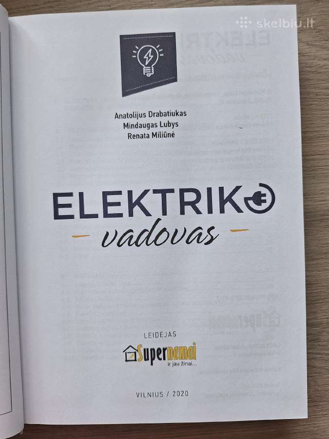Elektriko vadovas. Pirma laida - nuotraukos Nr. 2